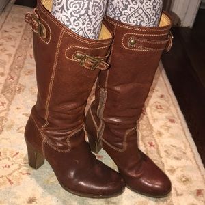 Coach Italian Leather Boots Size 9.5